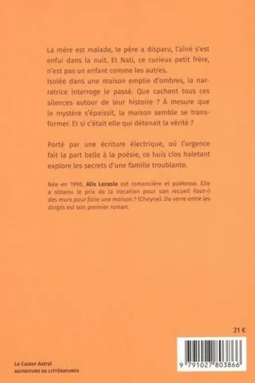 Du verre entre les doigts, Alix Lerasle