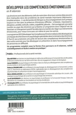 Développer les compétences émotionnelles en 8 séances. Repères théoriques et pratiques, les séances pas à pas, outils et exercices, Ilios Kotsou