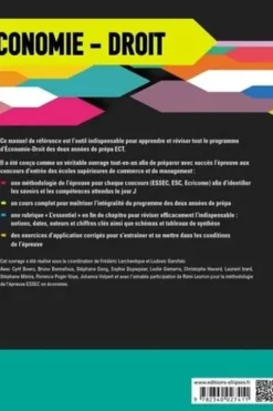 Economie Droit Prépas ECT 1re et 2e années. Cours, méthodes, sujets corrigés, Ludovic Garofalo