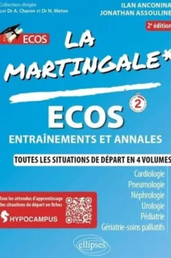 Ecos, entraînements et annales. Cardiologie, Pneumologie, Néphrologie, Urologie, Pédiatrie, Gériartrie, Soins palliatifs, 2e édition, Ilan Anconina