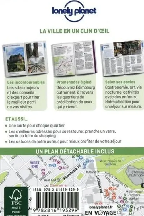 Edimbourg en quelques jours. 5e édition. Avec 1 Plan détachable, Neil Wilson