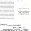 Egalité, accessibilité, solidarité : les renoncements de l'Etat. Services publics et territoires ruraux, Thibault Courcelle
