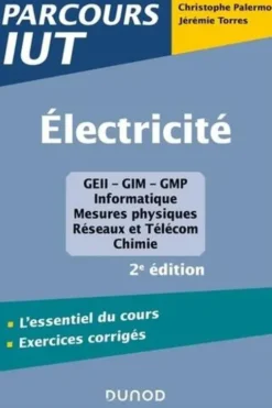 Electricité. L'essentiel du cours ; Exercices corrigés, 2e édition, Christophe Palermo