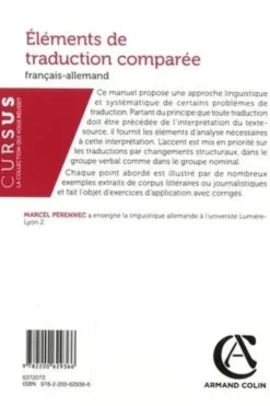 Eléments de traduction comparée. Textes en français et en allemand, Marcel Pérennec