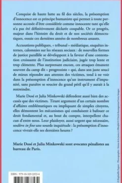 Eloge de la présomption d'innocence, Marie Dosé