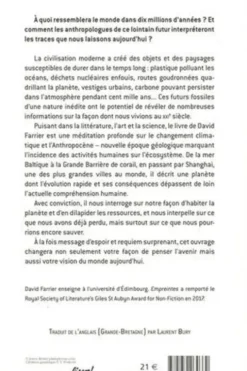 Empreintes. A la recherche des fossiles du futur, David Farrier