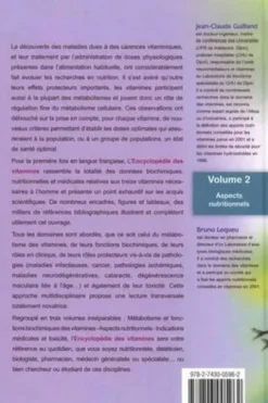 Encyclopédie des vitamines. Du nutriment au médicament, 3 volumes, Jean-Claude Guilland