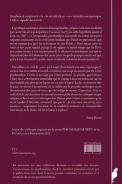 En finir avec la psychanalyse ?, Pierre Bruno