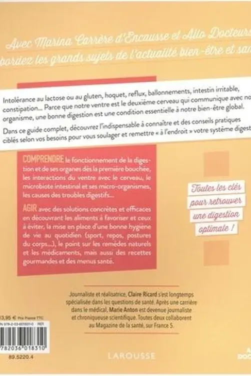 En finir avec les troubles digestifs, Claire Ricard