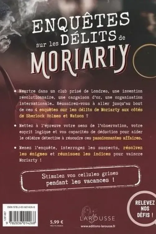Enquêtes sur les crimes de Moriarty, Gilles Saint-Martin