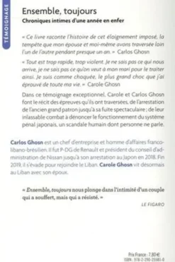 Ensemble, toujours, Carole Ghosn