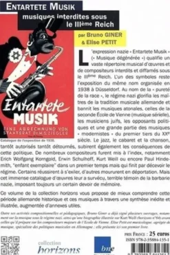 Entartete Musik. Musiques interdites sous le IIIe Reich, Bruno Giner