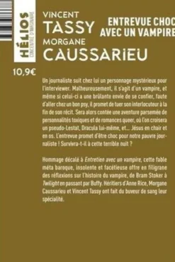 Entrevue choc avec un vampire. Chroniques des croqueurs de cou, Vincent Tassy