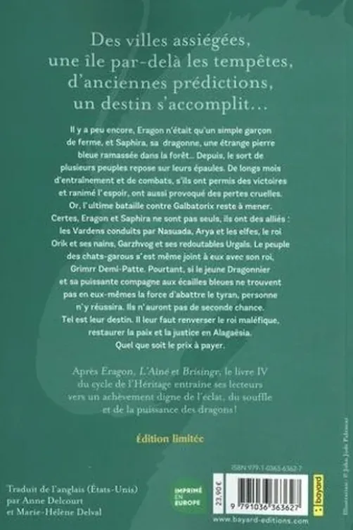 Eragon Tome 4 : L'héritage. Edition limitée, Christopher Paolini
