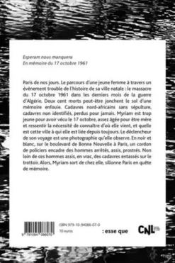 Esperam nous manquera. En mémoire du 17 octobre 1961, May Bouhada-Nordmann