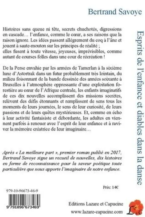 Esprits de l'enfance et diables dans la danse, Bertrand Savoye