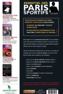 Essentiel des paris sportifs. Pour ceux qui en ont marre de perdre !, Max Gagnin