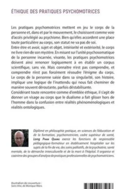 Ethique des pratiques psychomotrices. Eléments d'une philosophie du corps, Long Pham Quang