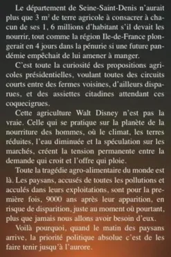 Et pourtant… le matin des paysans. Lettre agricole aux candidats, Jean-Claude Martinez