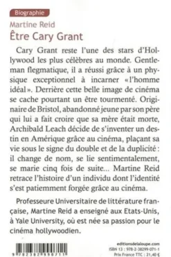 Etre Cary Grant [EDITION EN GROS CARACTERES, Martine Reid