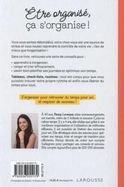 Etre organisé, ça s'organise ! Papiers, cuisine, ménage, famille, vie perso : le quotidien s'ordonne joyeusement !, Fanny Leveque