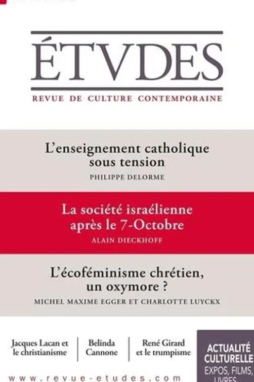Etudes N° 4329, septembre 2025, François Euvé