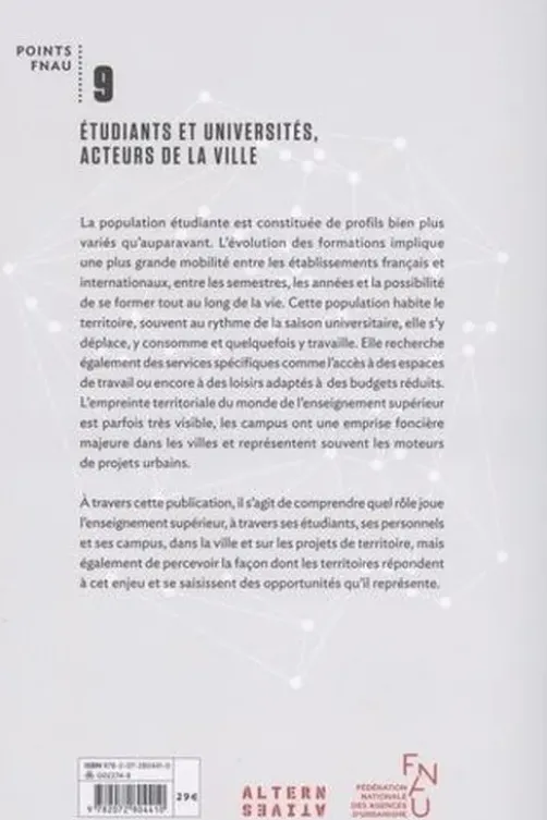 Etudiants et universités, acteurs de la ville, FNAU