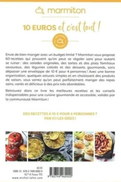 10 euros et c'est tout ! Défi relevé en 60 recettes, Marmiton