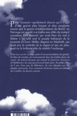 Evel Knievel contre Macbeth na terra do finado Humberto suivi de 4, une pièce concrète, Rodrigo Garcia
