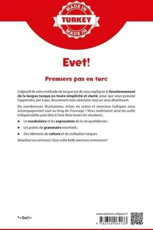 Evet ! Premiers pas en turc A1/A2, Deniz Töreli Esnault