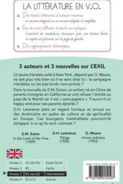 Exile. Home Sickness followed by The Land of the Free and Things, Edition en anglais, George Moore
