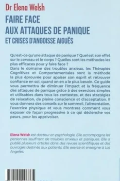 Faire face aux attaques de panique et crises d'angoisse aiguës. Les outils des thérapies cognitives et comportementales, Elena Welsh