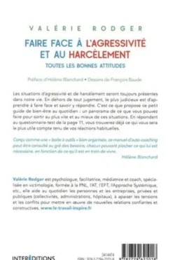 Faire face à l'agressivité et au harcèlement. Toutes les bonnes attitudes, Valérie Rodger