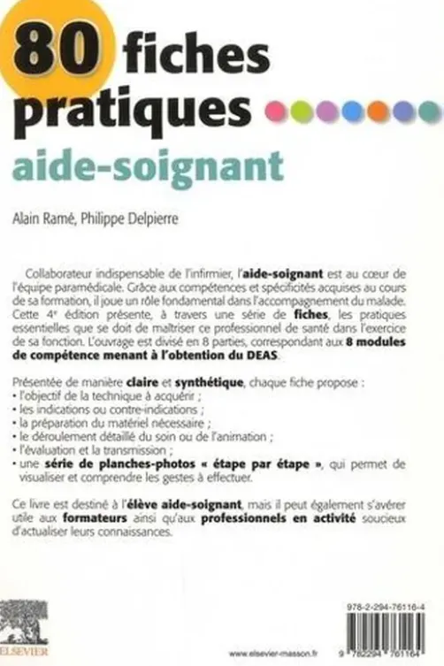 80 fiches pratiques aide-soignant. Modules 1 à 8, 4e édition, Alain Ramé