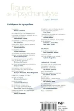 Figures de la psychanalyse N° 40 : Politiques du symptômes, Gisèle Chaboudez
