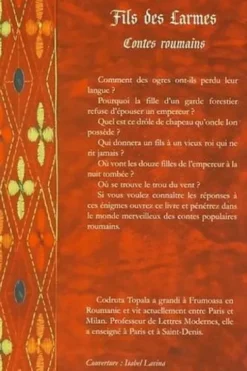 Fils des larmes. Contes roumains, Codruta Topala