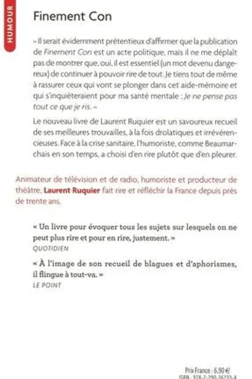 Finement con, Laurent Ruquier