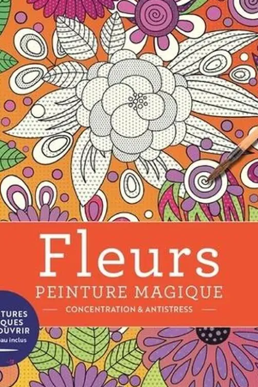 Fleurs. Avec 1 pinceau, Marabout