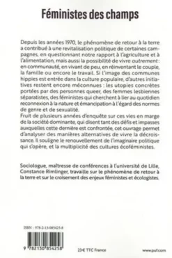 Féministes des champs. Du retour à la terre à l'écologie queer, Constance Rimlinger
