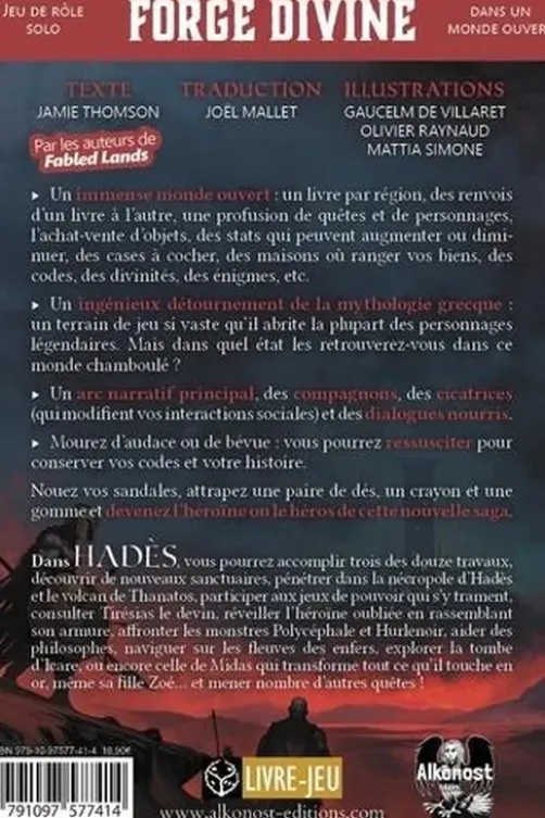 Forge divine : Hadès. Où demeurent les défunts, Jamie Thomson