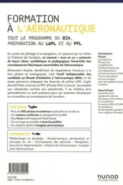 Formation à l'aéronautique. Tout le programme du BIA, préparation au LAPL et au PPL, 2e édition, Christopher Poizot