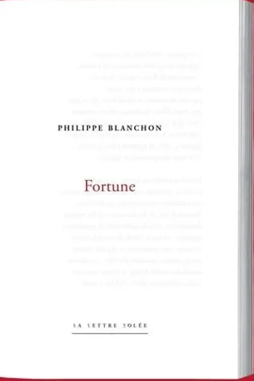 Fortune, Philippe Blanchon