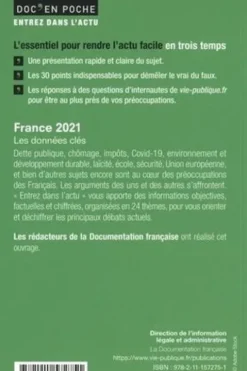 France 2021. Les données clés, La Documentation Française