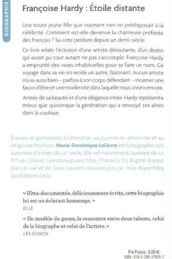 Françoise Hardy. Etoile distante, Marie-Dominique Lelièvre