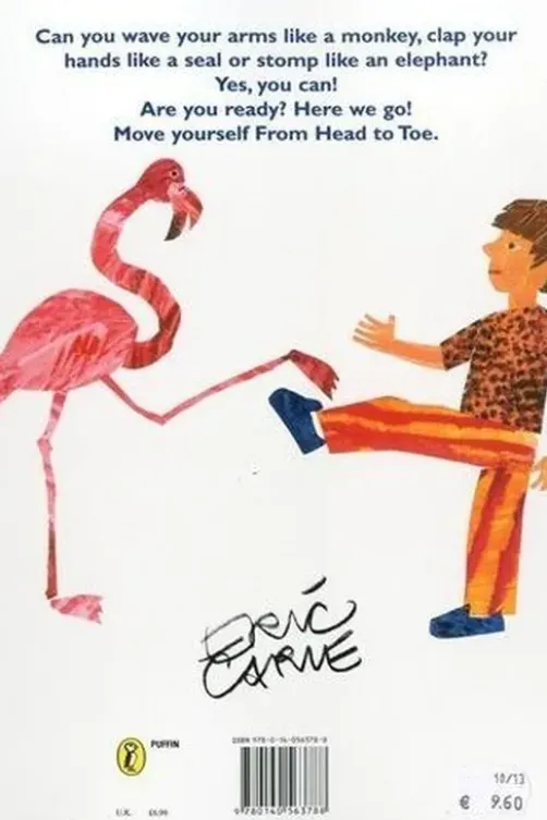 FROM HEAD TO TOE. EDITION EN ANGLAIS, Eric Carle