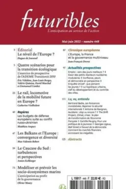 Futuribles N° 448, mai-juin 2022 : Transition écologique, Hugues de Jouvenel