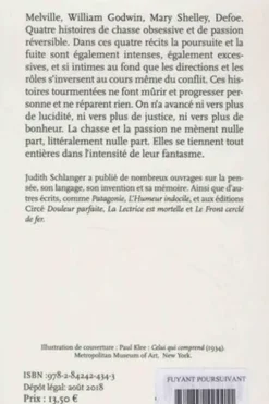 Fuyant poursuivant (quatre lectures), Judith Epstein Schlanger