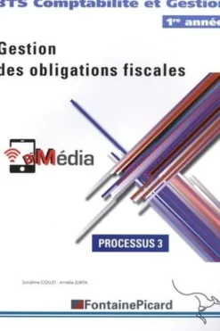 Gestion des obligations fiscales BTS Comptabilité et Gestion 1re année. Processus 3, Edition 2019-2020, Sandrine Collet