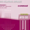 Gestion des relations sociales Processus 4 du BTS CG. Corrigé, Edition 2022-2023, Robert Wipf