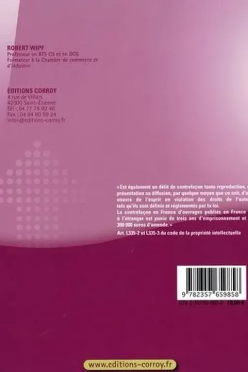 Gestion des relations sociales Processus 4 du BTS CG. Corrigé, Edition 2022-2023, Robert Wipf